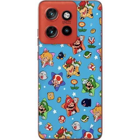 Kompatibelt Mobilskal till Motorola Motorola Edge 50 Neo Nintendo Mario Mönster Switch Spel