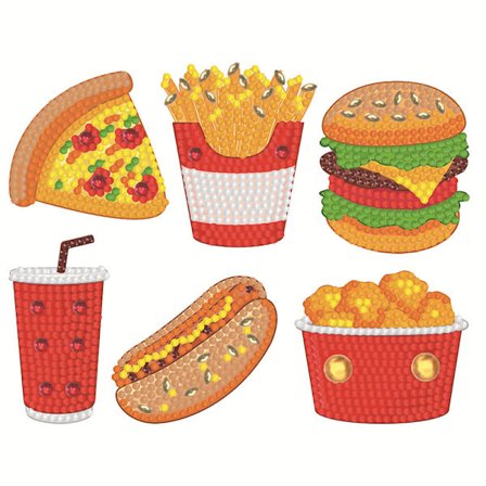 5D DIY Diamantmålning Klistermärke Kits Cartoon Mosaic Hantverk (LD