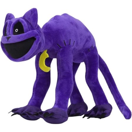 Super JAKES Catnap monster bamse, Smiling Critters bamseleke, CatNap bamse Smiling Critters pute serie figur trykkavlastende bamse gave (30cm)