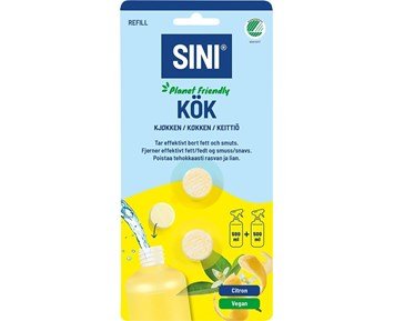 Rengöringstablett Kök refill 2-p - SINI refill för köksrengöring, 2-pack