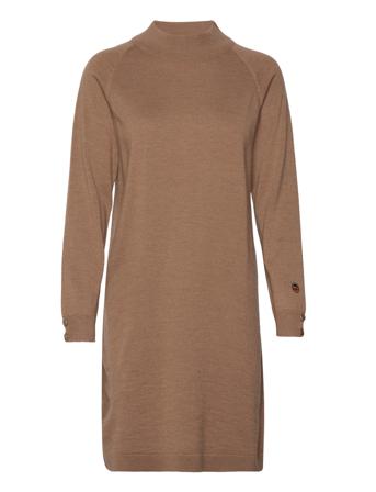 Carmine Dress Dresses Knitted Dresses Ruskea BUSNEL