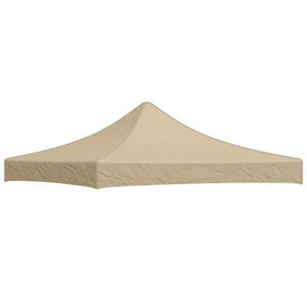 vidaXL Tak till partytält 3x3 m beige 270 g/m²