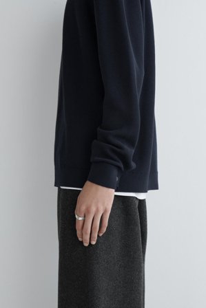 COS Men's Angular Signet Ring in Silver