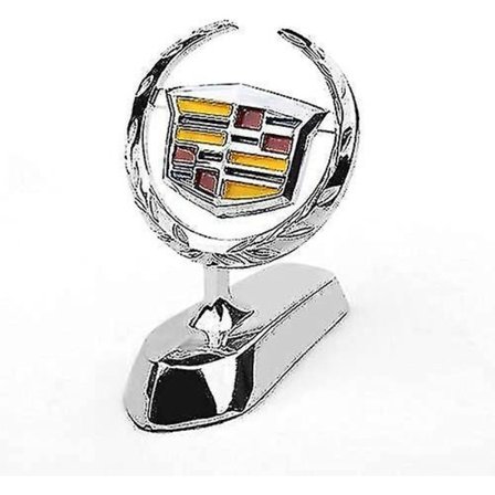 3D Emblem Bil Logo Front Kjøretøy Panser Ornament Bil Deksel Krom Ørnemerke Kompatibel Med Cadillac Tilbehør