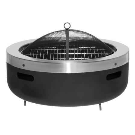 Mustang Burbank peis 60 cm' - 'Svart og stål