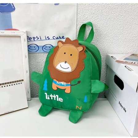 Tegneserie ryggsekker Mini skolesekk GRØNN