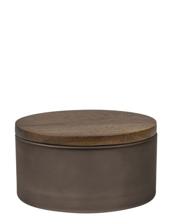 Mette Ditmer Modest Jar With Lid - Brown - Ø10.5X H6CM