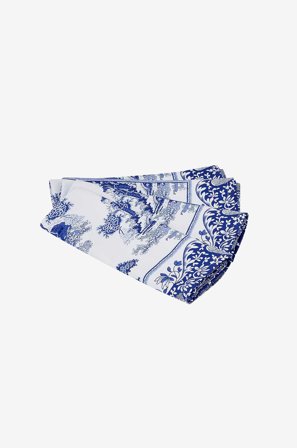 Pimpernel - Lautasliinat Blue Italian, 4/pakk. - Sininen - Lautasliinat - - Homeroom