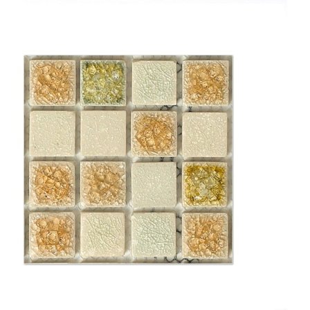 20 stk. Fliserklistermærker til væggen, 10x10cm vandtætte klistermærker