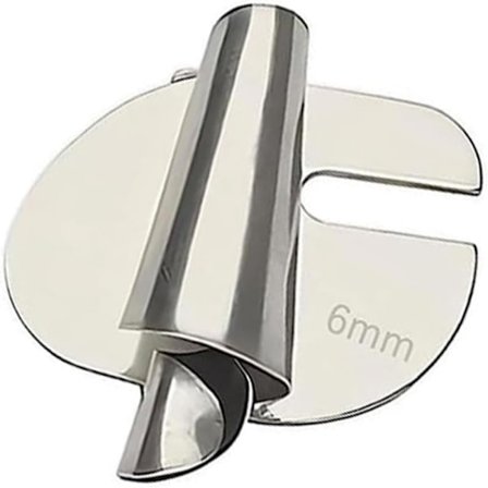 6 Stykker Sy Rollet Hemming Fot, 3mm-8mm 6 Størrelser Rollet Trykk