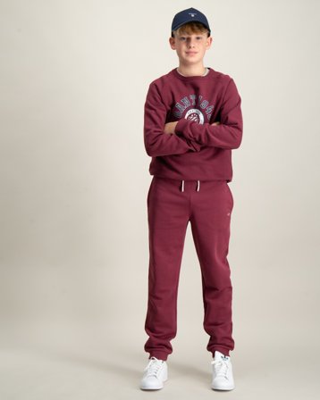 GANT SHIELD SWEAT PANT Röd Byxor Kille - Kids Brand Store