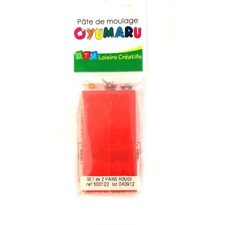 Modelervoks - STAEDTLER - Oyumaru - 2 stykker - Rød - Kan genbruges uendeligt