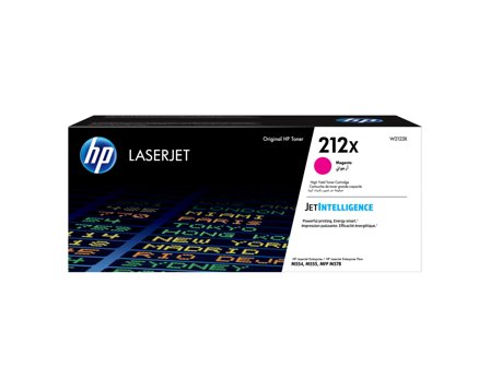 HP 212X - Høy ytelse - magenta - original - LaserJet - tonerpatron (W2123X)