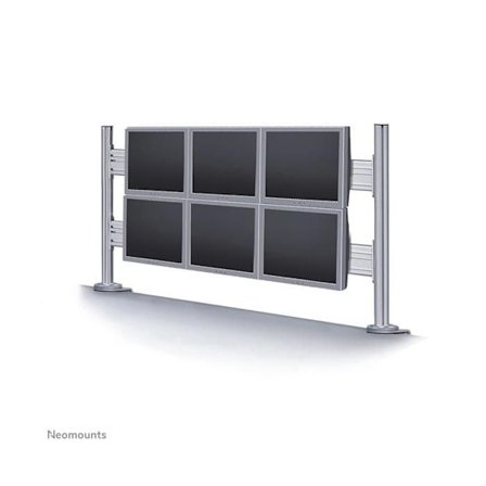 Montering komponent - NewStar - FPMA-DTB200 - 6 LCD-skærme - Sølv - 10" til 24"