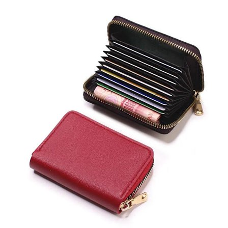 Fashion Purse Large Capacity Multi Lip Small Card Bag New Solid Color Portable Waterproof Cards Pack Coin Bag For Women And Men