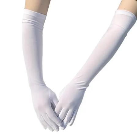 Seje Halloween-handsker lange sektion spøgelsesklo klæd-ud handsker moderigtige røde lange negle Cosplay Halloween sjove handsker A529 C013-2 One Size