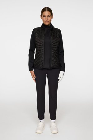 J.Lindeberg - Madde Quilt Hybrid Jacket - Golf - Black - Women - L