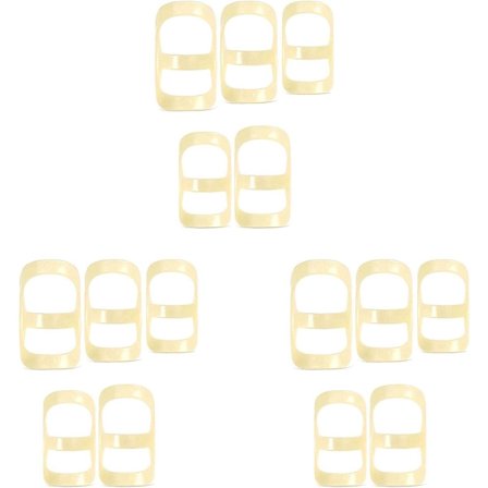 ING 15-delers avtrekkerfingerskinnesett for støtte og rehabilitering, klubbfingerstøtte og fingerforlengelse for leddgikt og daglig beskyttelse