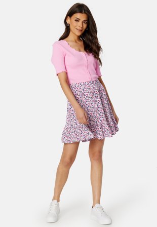 Pieces Nya HW Skirt Paisley Purple AOP:F Klær