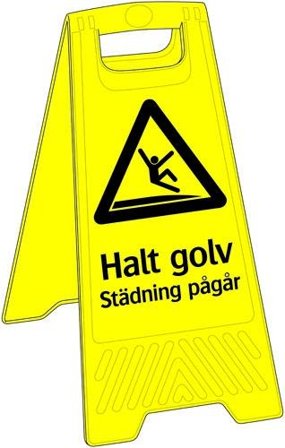 Systemtext 397730 Golvskylt 300 x 620 mm, Skyltar & tillbehör