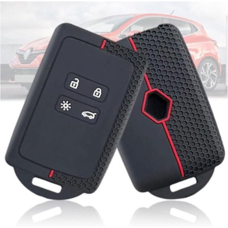 Auton avaimen suojus Renault Clio Megane Koleos Kadjar Kangoo Twingo Talisman Captur Dacia Duster - Silikoni - 3 painiketta