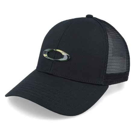 Oakley - Svart trucker Keps - Ellipse Hat Blackout Trucker @ Hatstore