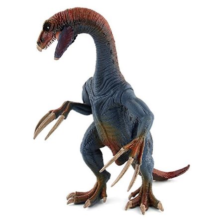 Dinosaur Figurine Legetøj Therizinosaurus Figur Legetøj Miniaturer Hjem Multicolor