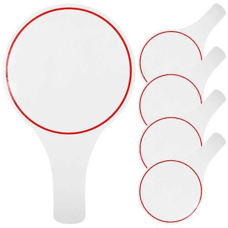 5 stk. dommertavler, skrivbare tavler, tomme tavler, stemmeafgivning, skrivetavler, tilbehør til auktioner