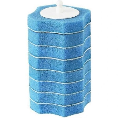 Engangs toalettrensesystem med 24 desinfiserende refill, toalettbørste Fresh Brush Set (24 desinfiserende refill)