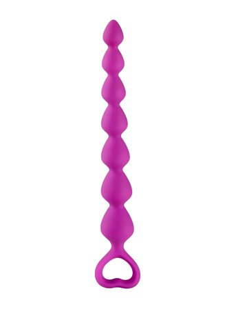 Baseks Baseks Silicone Anal Chain - Pink - ONE SIZE