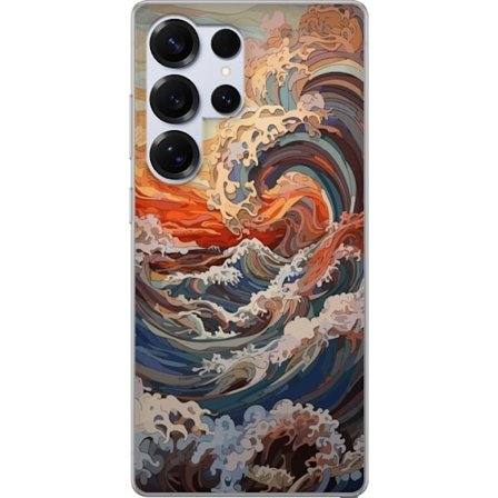 Kompatibelt Mobildeksel til Samsung Galaxy S25 Ultra Bølger