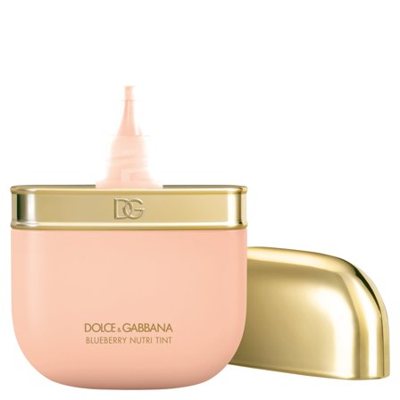 Dolce&Gabbana Blueberry Nutri-Tint Crema colorata idratante e illuminante per la pelle 3W Light - Sottotono caldo pesca 30ml - Fondotinta liquido
