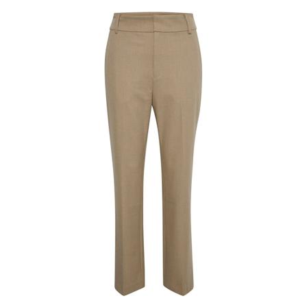 InWear NakitaIW Zoia Straight Pant beige, Dam Kostymbyxor, Dam, Storlek: S