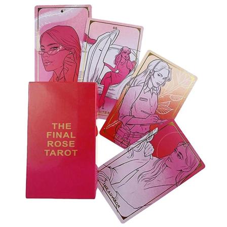 12*7cm Den siste rosen tarotkort profeti spådom familiefest brettspill puslespillspill, festleker