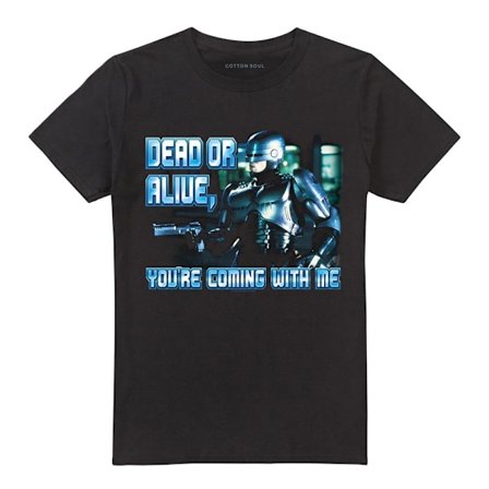 Robocop Unisex Vuxen Dead Or Alive T-Shirt 3XL Svart