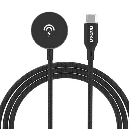 Dudao oplader til Apple Watch med USB-C og trådløs opladning - Svart