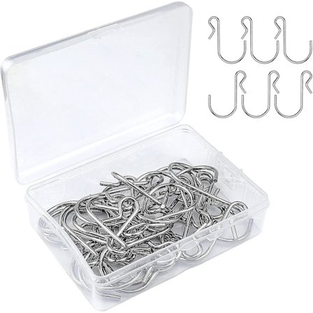 Metall Mini-hängrännor Hängkrokar Julgransljus Prydnadskrok Väderbeständiga Ljusklämmor Krokar För Att Hänga Juldekoration Utomhus Slingljus, Konst 