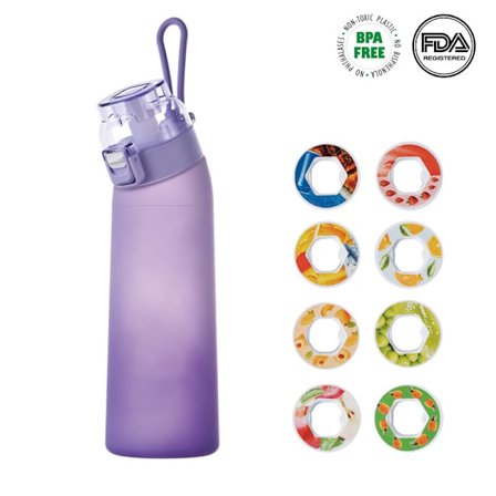 Air-Up Vandflaske 700ml – 8 Smagskapsler | Sukkerfri & Aromatisk | Gradient med Sugerør
