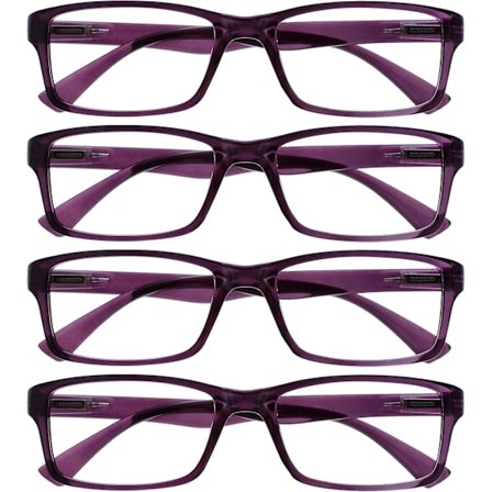 Company Purple Readers Value 4-pack Designer Style Herr Dam RRRR92-5 +1,00 Lila