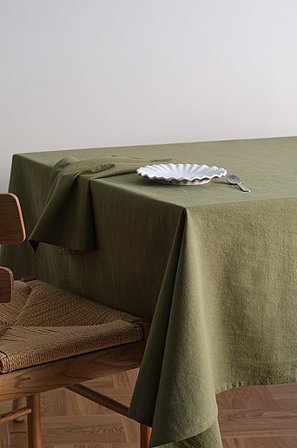 Jotex - Dug i Hørblanding Olivengrøn - LINUS - Køb Duge hos Jotex