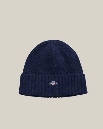 GANT SHIELD WOOL BEANIE Blau Mützen Jungen - Kidsbrandstore