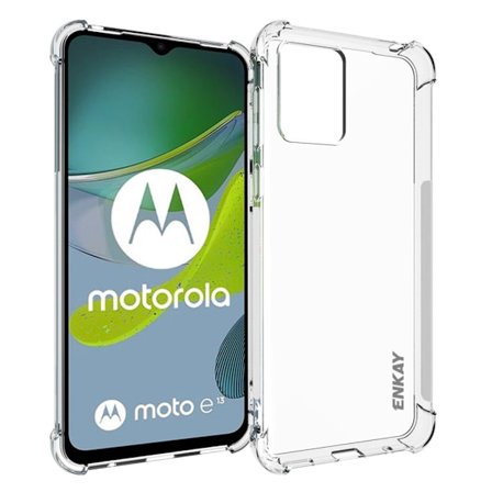 ENKAY klart faldsikkert etui til Motorola Moto E13