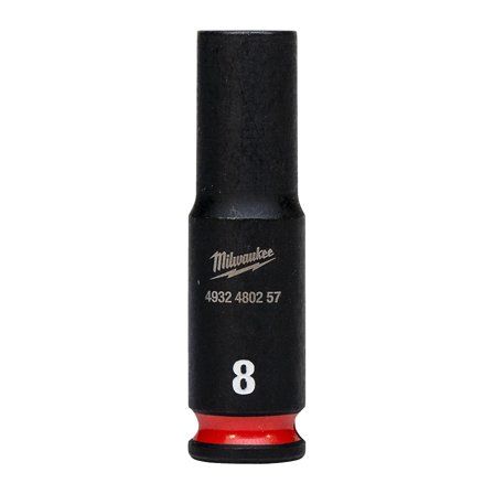 Milwaukee 4932480257 Kraftpipe 1/4", SHOCKWAVE, dybde 8 mm, Håndverktøy