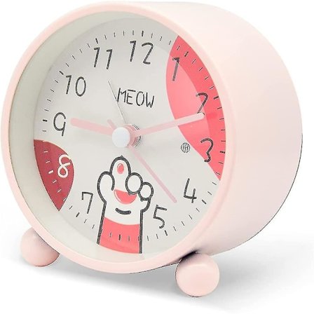 Barnevekkerklokke uten tikkelyd, Læringsvekkerklokke, Kvartsvekkerklokke, Mini Alarm