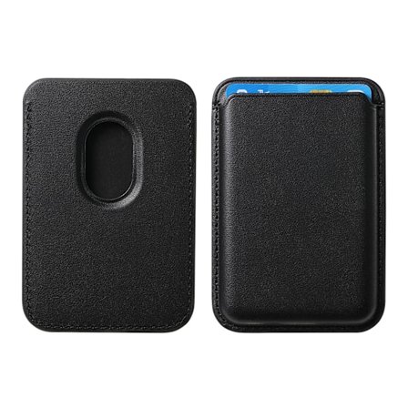 Unisex Lommebok, Magsafe Kortholder For Iphone 16 /15/14 /13/12 (Svart)