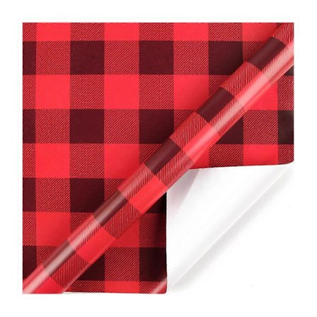 Julegavepapir Valentinsdag Bursdagsgavepapir Rutete Gaveeske Gavepapir 25-26