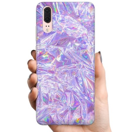 Kompatibel Mobilcover til Huawei Huawei P20 Holografiske Diamanter