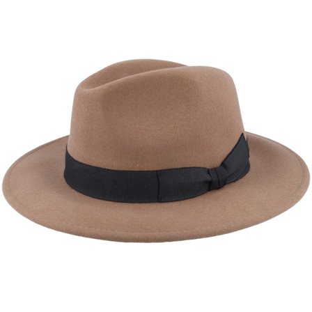 MJM Hats - Blue Line Brazil Wool/Cashmere Beige Fedora Fedora Beige Hat - @ Hatstore
