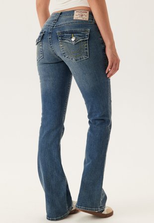 True Religion-Becca Mid Rise Boot Cut Flap-29