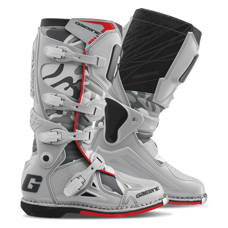 Stivali Cross Gaerne Fastback Endurance Camo/Bianco/Grigio 43